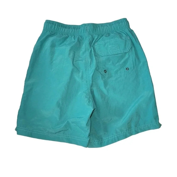 Roundtree and Yorke Men's Teal Swim Trunks, Size Small - Picture 2 of 9